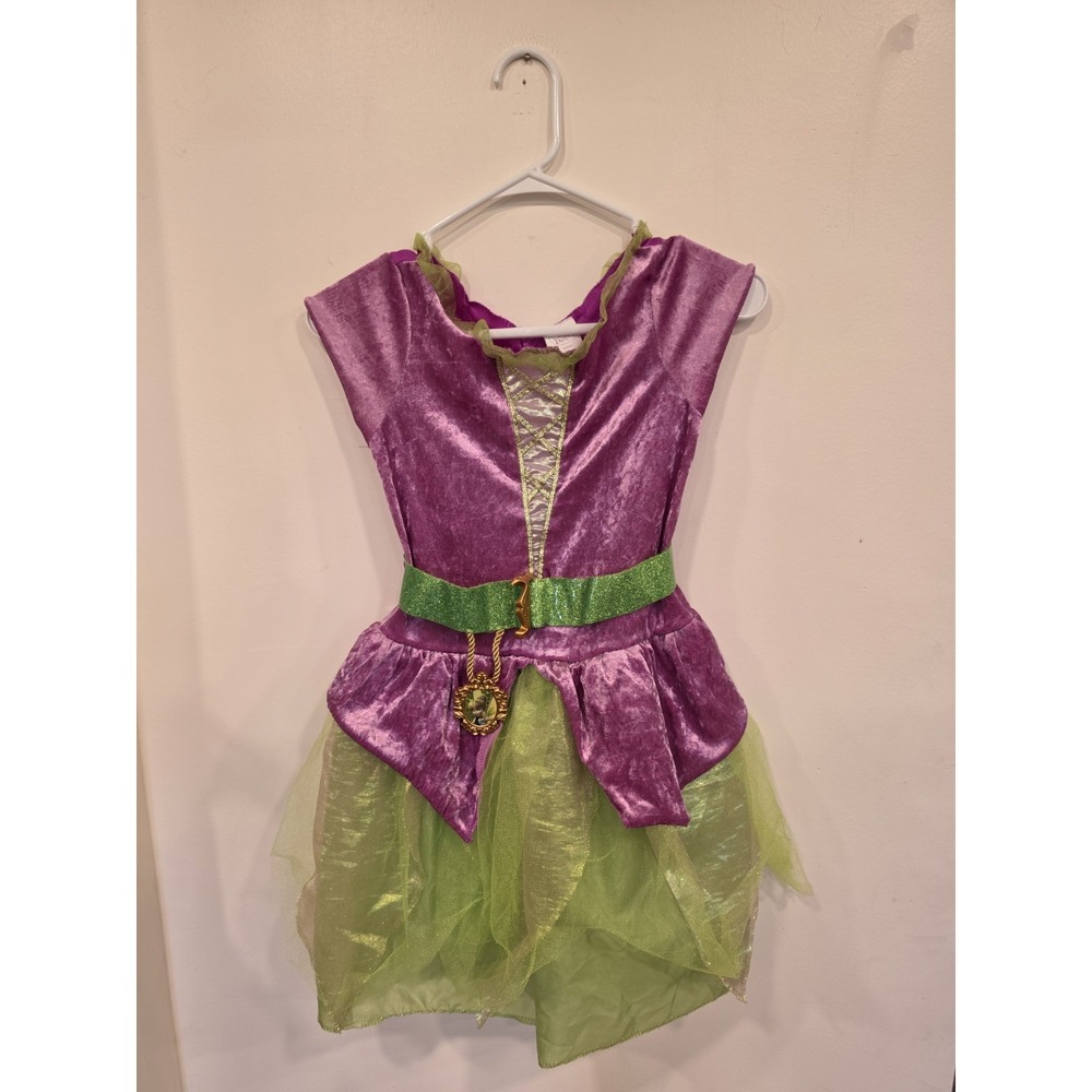 Disney Pirate Tinkerbell Child Costume Size Large 10-12 No Wings READ
